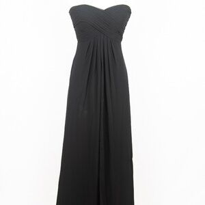 BILL Levcoff Formal Strapless Black Dress